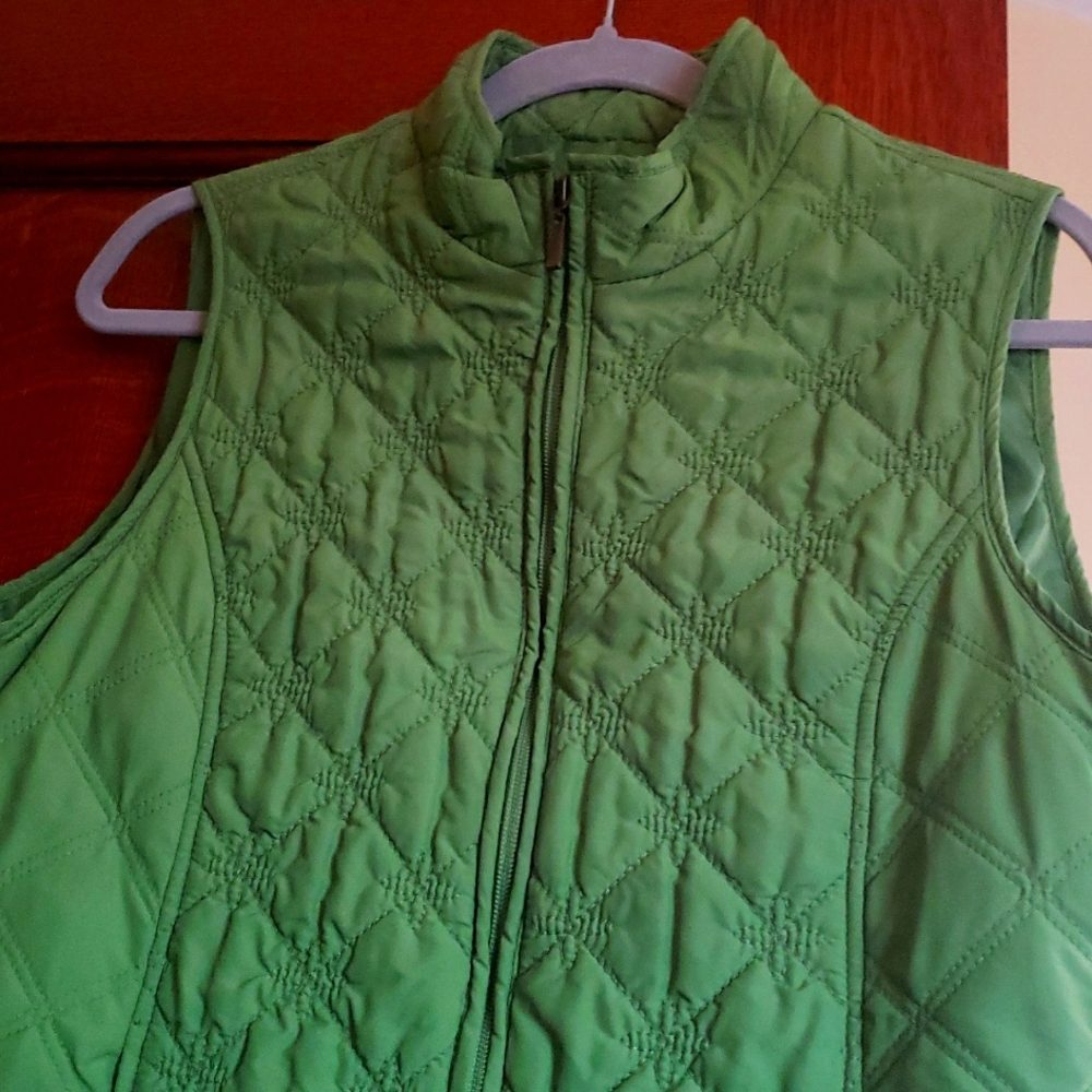 Relativity Lightweight Lime Green Vest Women Sz.M